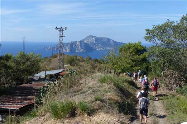 Vandring med vacker utsikt över Capri