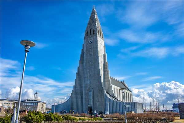 Hallgrimskirkj i Reykjavik